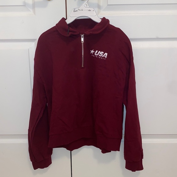 Brand new H&M USA original quarter zip sweater - Picture 1 of 3